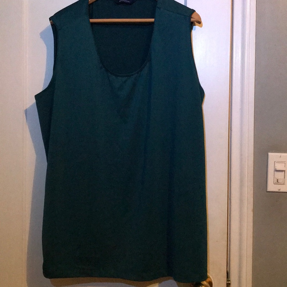 Teal blue blouse